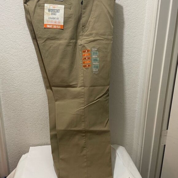 Men's Dockers Straight-Fit Workday Khaki Smart 360 Flex Pants 38x30 - Picture 3 of 15